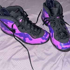 Purple camo foamposite